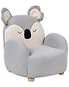 Kindersessel Koala HERVIK Stoff Grau