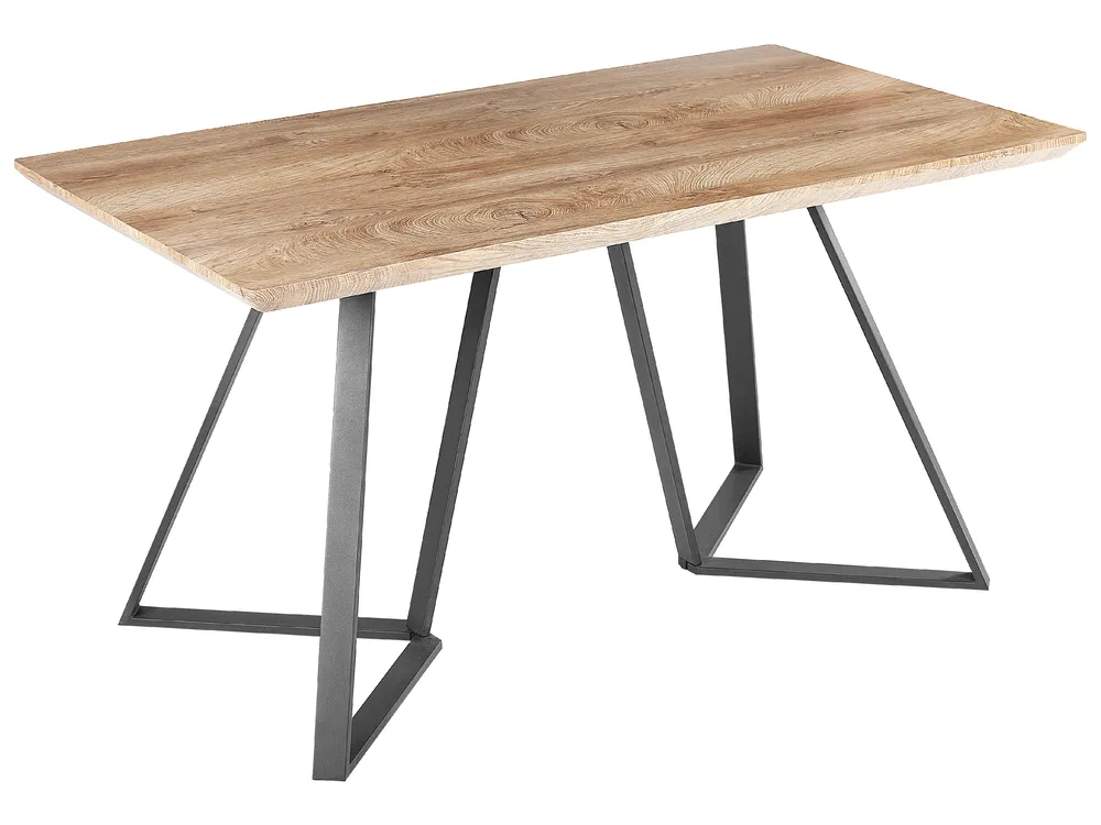 Dining Set UPTON Light Brown 2 Seater_851034