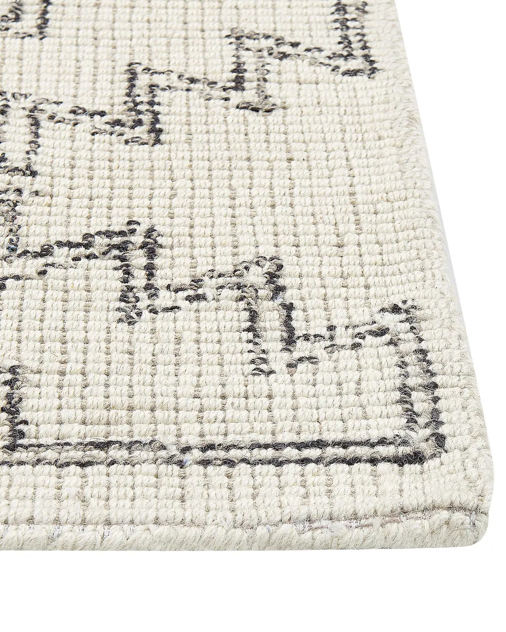 Teppich URLA Beige 140 x 200 cm Wolle_837538