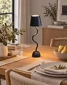 Wireless LED Table Lamp VOUGA with Dimmer Metal Black
