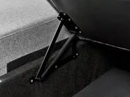 Eckschlafsofa 3-Sitzer NASSJO Kunstleinen Grau rechtsseitig_999965