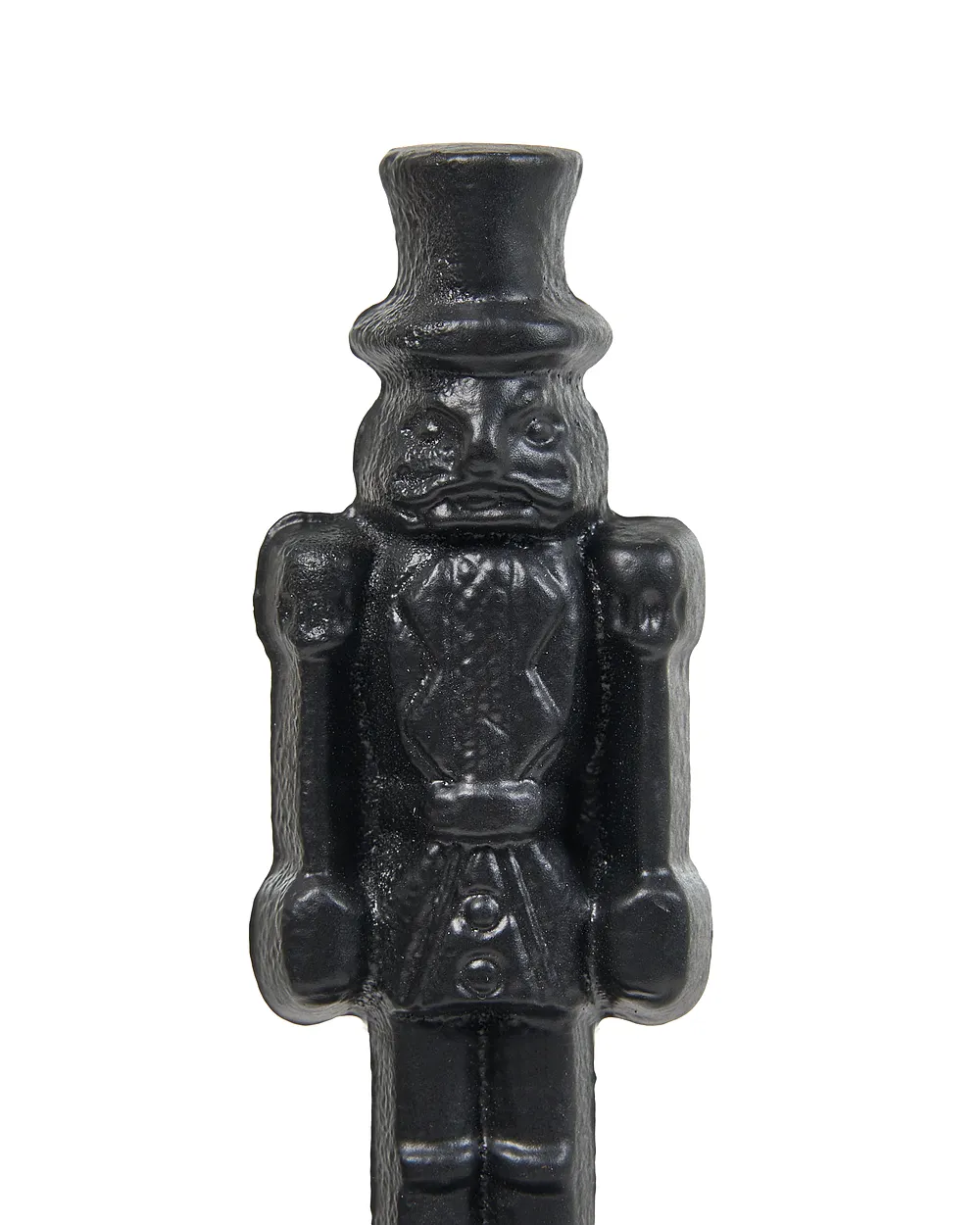 Set of 3 Christmas Stocking Holders KAJAANI 22 cm Nutcracker Black_1010898