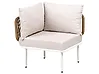 Garten-Eckmodul BAUCINA Hellbeige