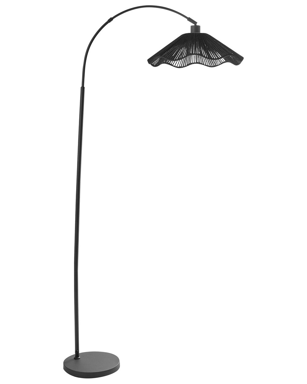 Staande lamp MIGORI Papier Zwart