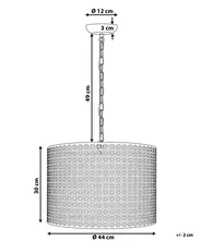 Pendant Lamp MEZEN Metal Grey_784223