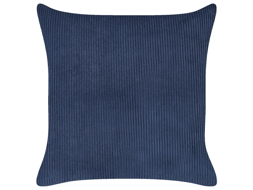 Ecksofa 4-Sitzer LUNNER Cord Dunkelblau linksseitig_961069