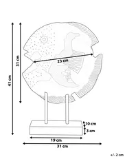 Figuur Vis PLAICE FISH Teakhout Bruin_758923