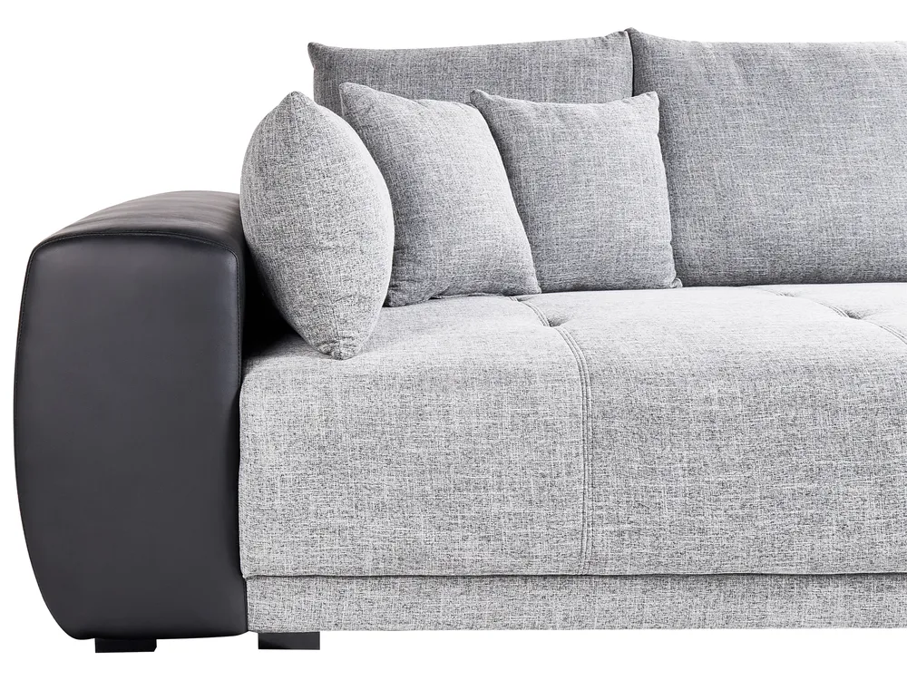 Sofa 4-Sitzer TORPO Stoff Grau_733404
