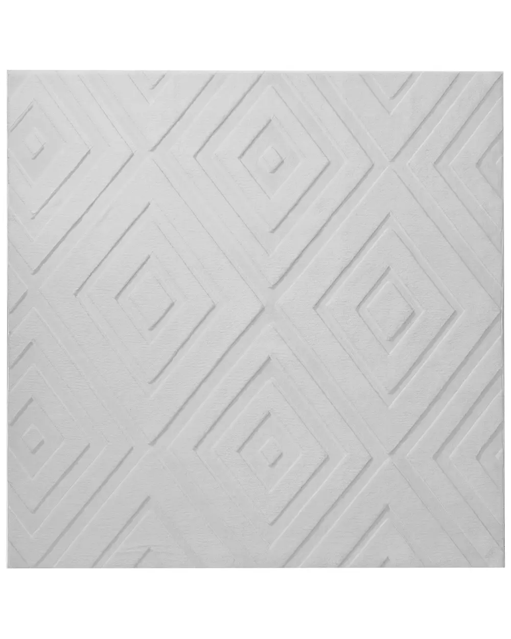 Teppich BORAH Hellgrau 160 x 160 cm