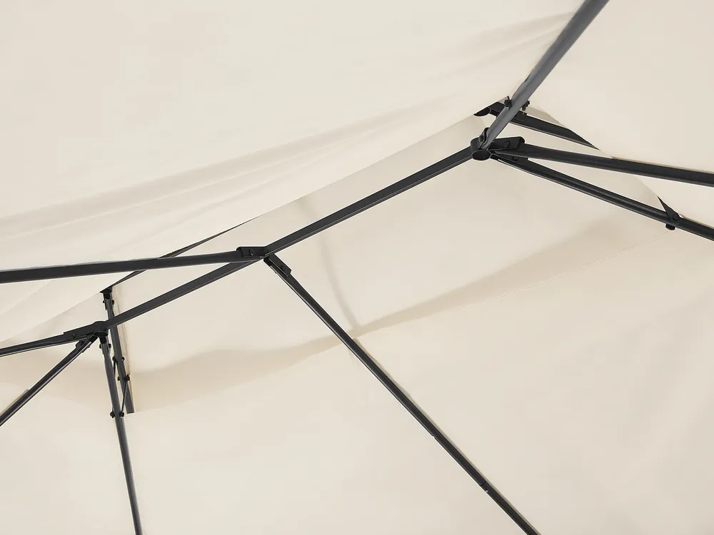 Gazebo COLOS 400 cm 300 cm Metal Beige_778625
