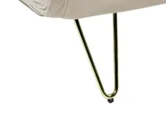 Sofa Bed 2 Seater VESTFOLD Velvet Beige_851052