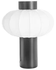 Tischlampe ABENS Holz Schwarz_1037044