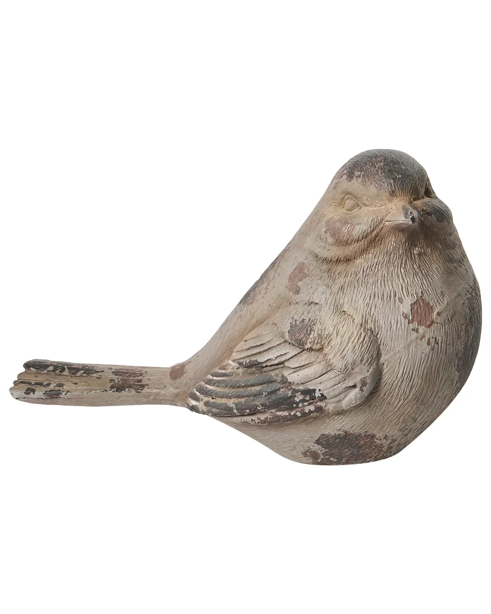 Gartenfigur 3er Set ANGHIARI Vogel Beige_1054872