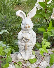 Gartenfigur SIMARD 36 cm Weiß_1183483