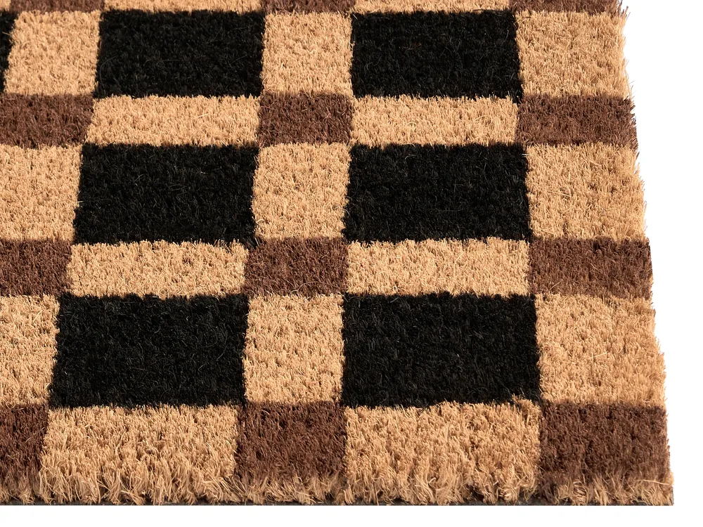 Doormat VILLASIS Beige/ Black 40 x 60 cm Coir_1078966