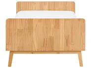 Bett mit Lattenrost Kiefernholz BONNAC 90 x 200 cm Hellbraun_911530