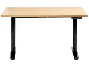 Schreibtisch elektrisch höhenverstellbar DESTINAS 120 cm 72 cm Schwarz / Hellbraun_1000461