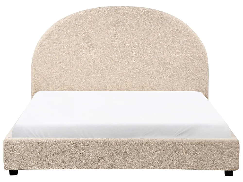 Wasserbett Bouclé VAUCLUSE 140 x 200 cm Beige_976117