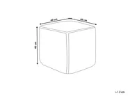 Pouf ALIPUR Bouclé Hellbraun_935524