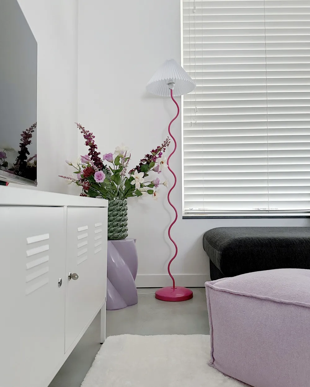 Floor Lamp JIKAWO Metal Pink_951617