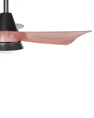 Plafondventilator met verlichting HAINES met afstandsbediening LED Zwart_1133365