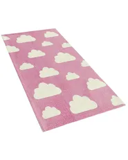 Kinderteppich GWALIJAR Rosa 60 x 90 cm Baumwolle_805181