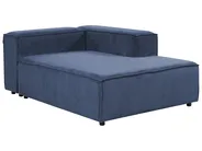 Linksseitige Chaiselongue ARDAL Cord Dunkelblau_1008663