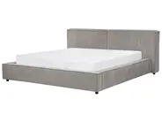 Bett mit Lattenrost Stoff LINARDS 180 x 200 cm Grau_876157