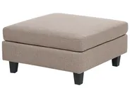 Modular Corner Sofa 4 Seater UNSTAD with Ottoman Fabric Brown Right Hand_924917