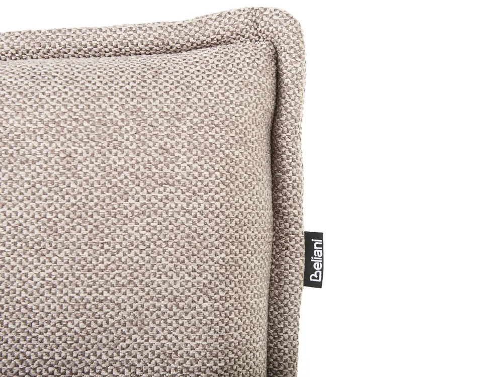 Bed Faux Linen LESTRE 180 x 200 cm (EU Super King) Taupe_960073