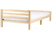 Bed Pine Wood ECHALLON 120 x 200 cm (EU Small Double) Light Brown_1113330