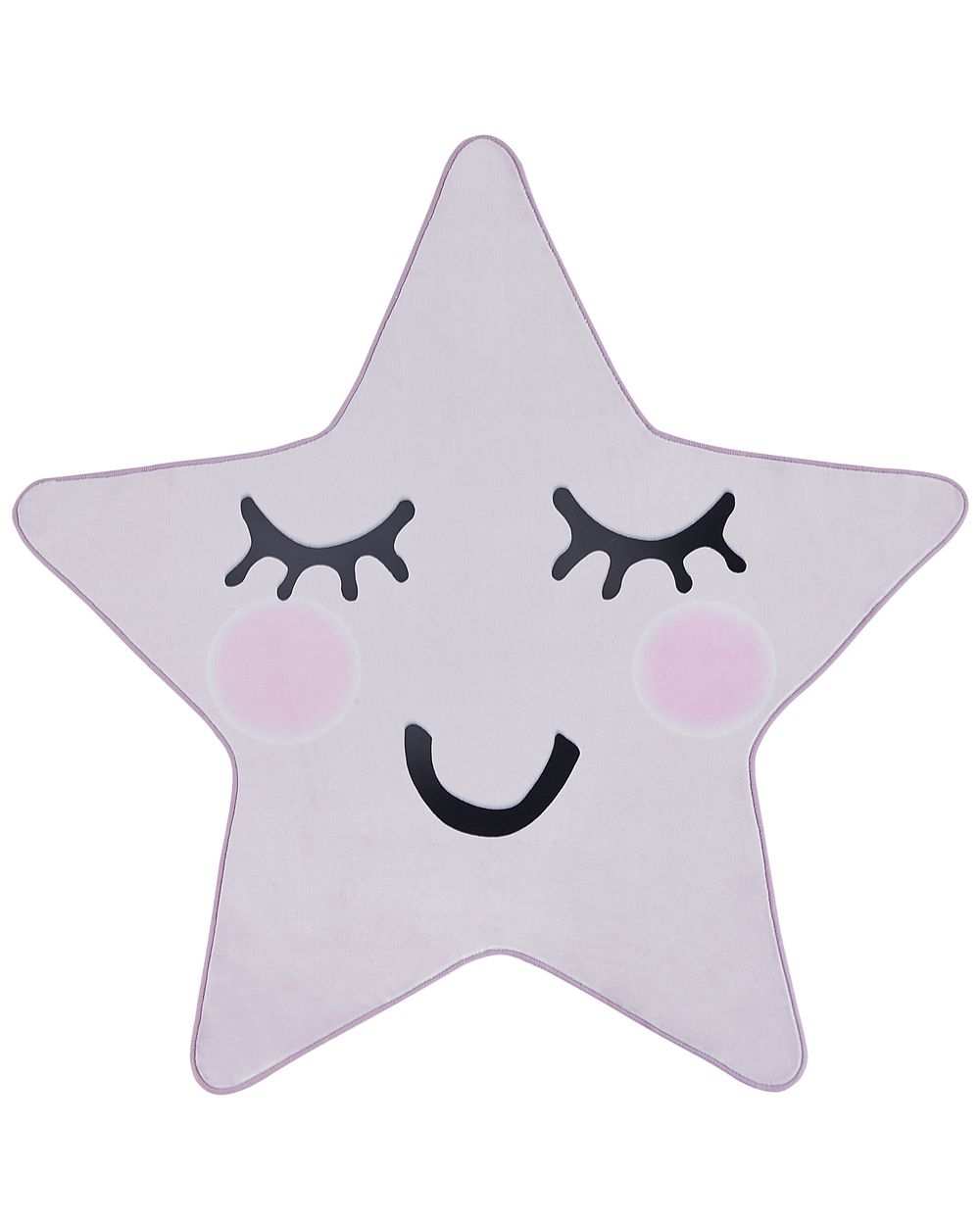 Kids Rug SIRIUS Pastel Pink 120 x 120 cm