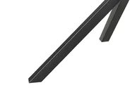 Dining Table MESTON Black 120 cm 120 cm Tempered Glass_998680
