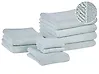 Handtücher 9er Set MITIARO Baumwollfrottee Mintgrün