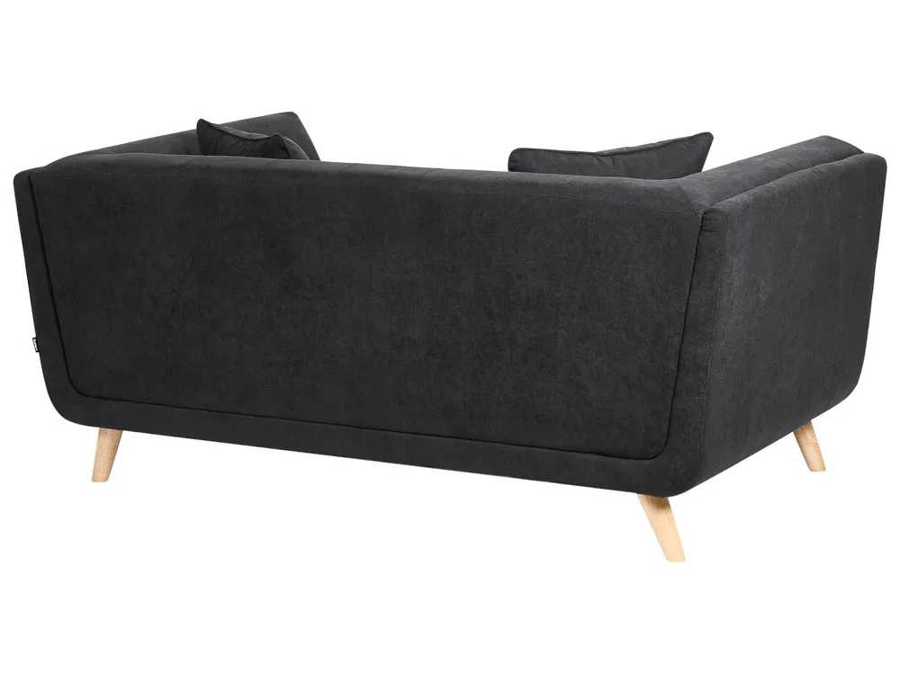 Sofa 2-Sitzer HABO Stoff Schwarz_1085451