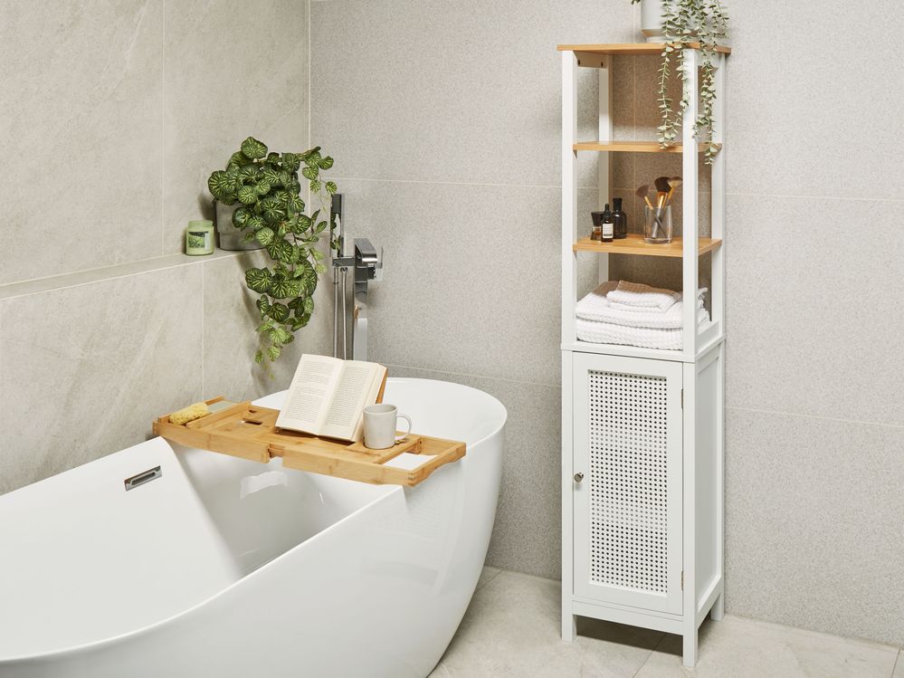 Badezimmerschrank ALAMOS 40 cm Weiß