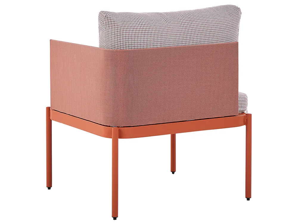 Ensemble de salon de jardin avec table 2 places TERRACINA Métal Orange_826676