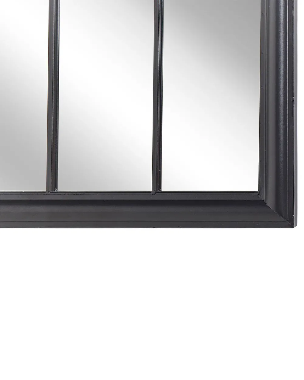 Wandspiegel EMBRY 69 cm 89 cm Metall Schwarz_819033
