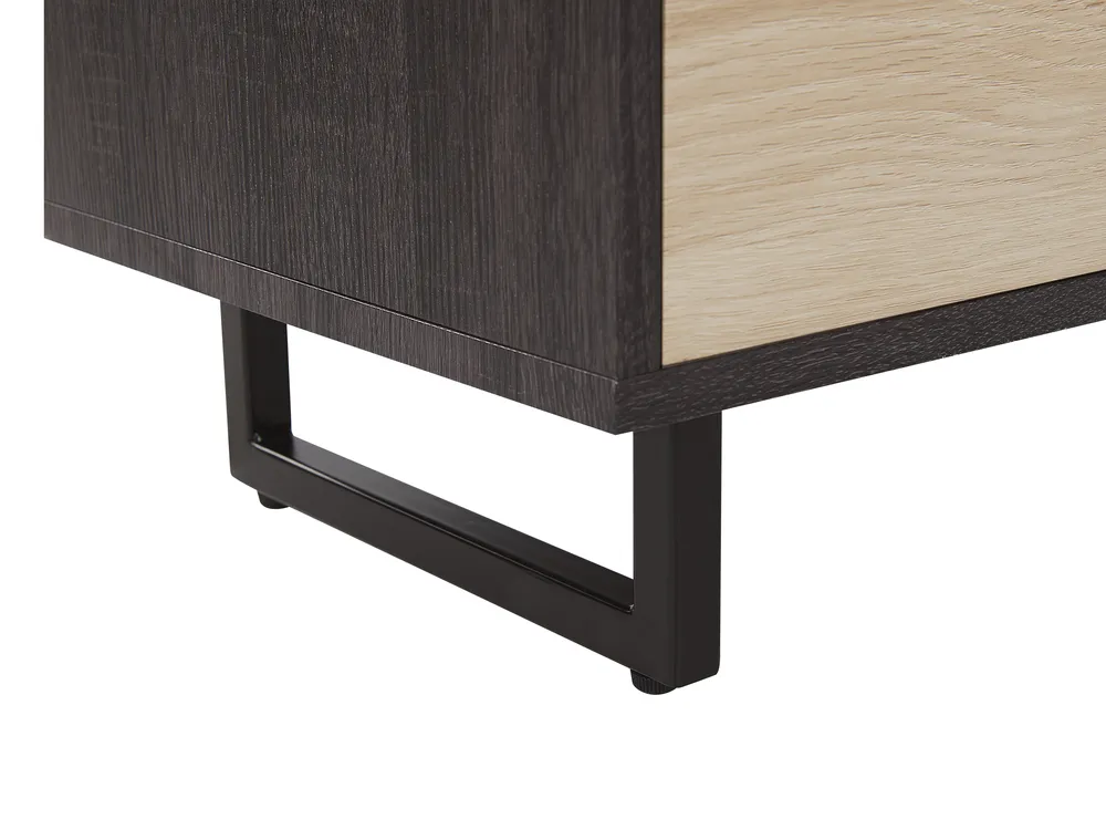TV-Möbel MAINE Braun / Schwarz_760631