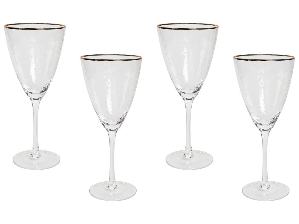 Lot de 4 verres à vin TOPAZ 380 ml Transparent