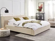 Wasserbett Cord LINARDS 180 x 200 cm Beige_980441
