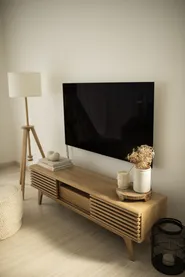 TV Stand DETROIT II Light Brown_831880