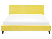 Bed Velvet FITOU 160 x 200 cm (EU King Size) Yellow_777090