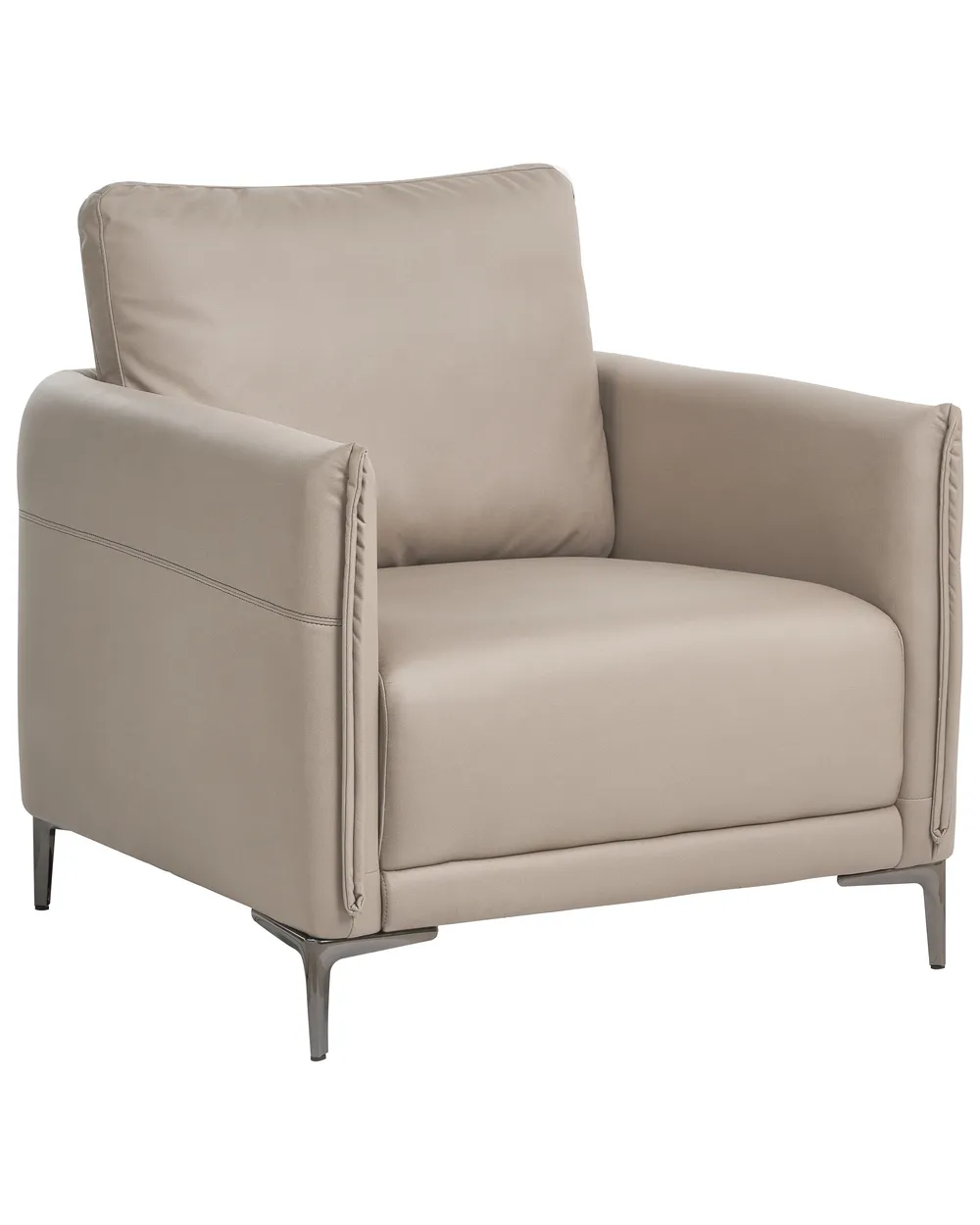 Sessel CILENS Stoff Taupe