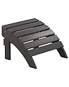 Garten Fußhocker ADIRONDACK Dunkelgrau