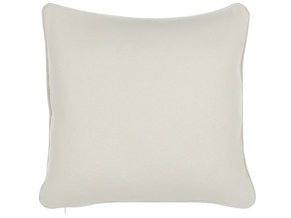 Dekokissen 2er Set HELIOTROPE 45 x 45 cm Weiß Ohne Muster_818584