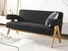 Sofa 2-Sitzer TAMRE Bouclé Schwarz / Hellbraun