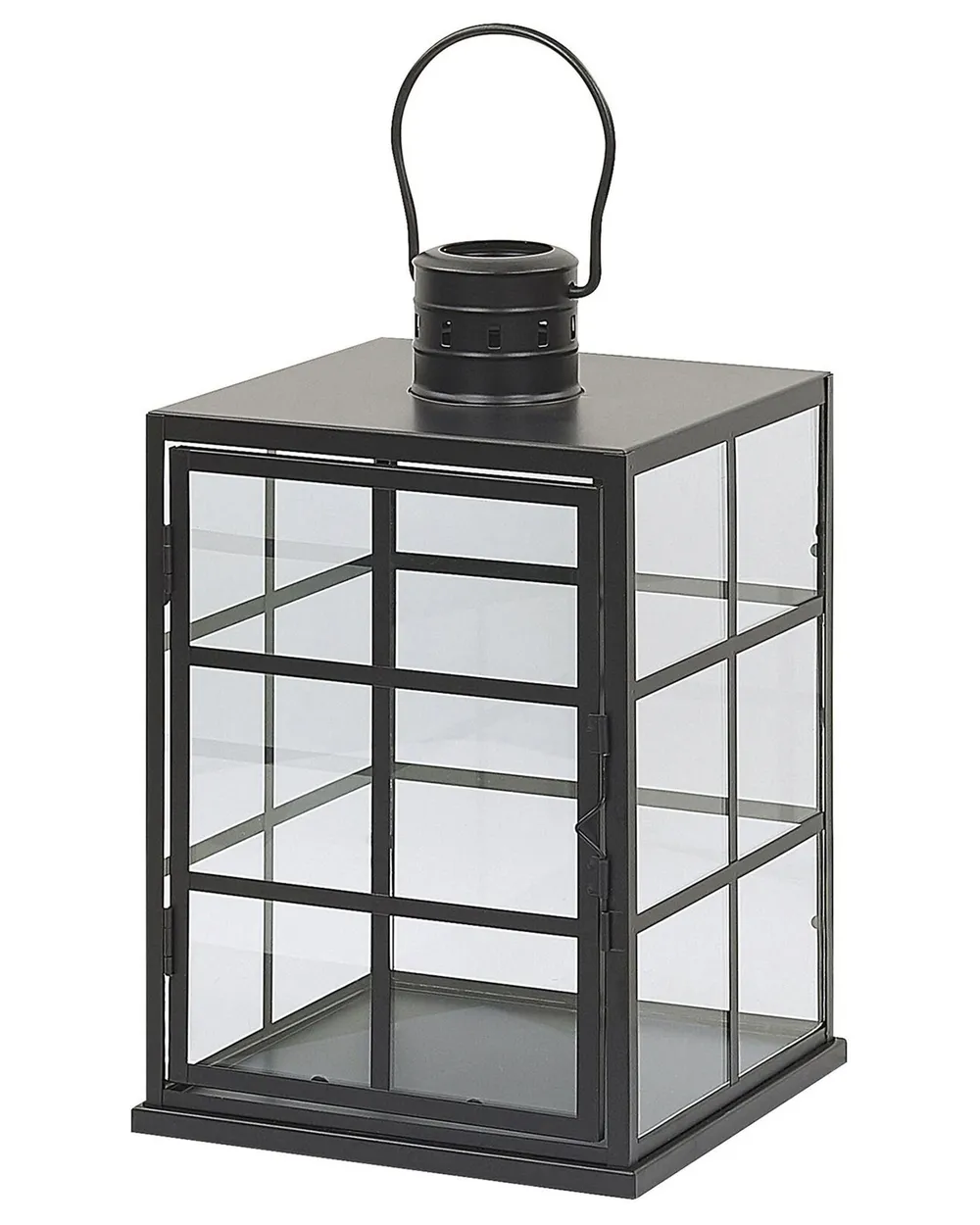 Laterne BINTAN 33 cm Metall Schwarz
