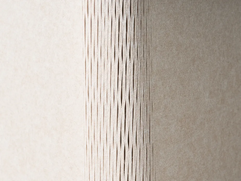 Schreibtischtrennwand FOLDY 120 x 50 cm Beige_1041420