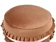 Kids Pouffe MAROT Velvet Brown_1046882